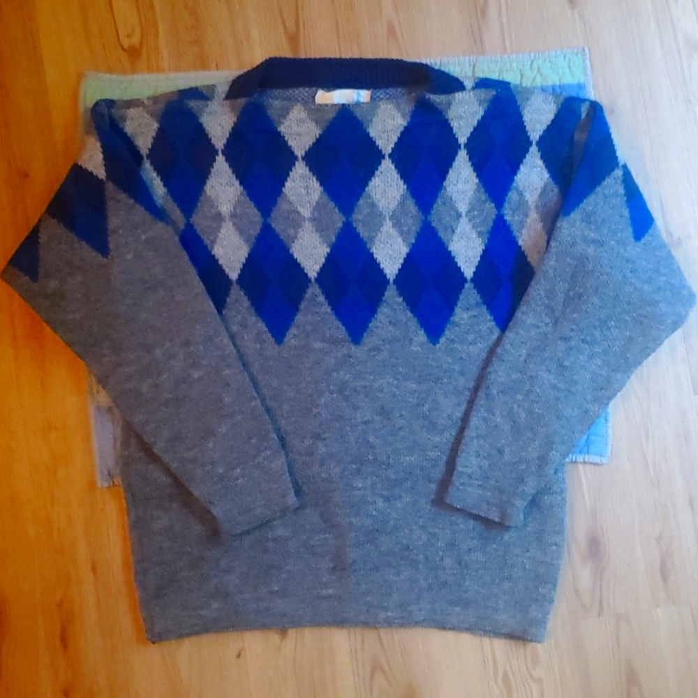 Vtg Iceland Jersey Modeller of Sweden Sweater Hans Heitsch 100% Lambs Wool Sz M